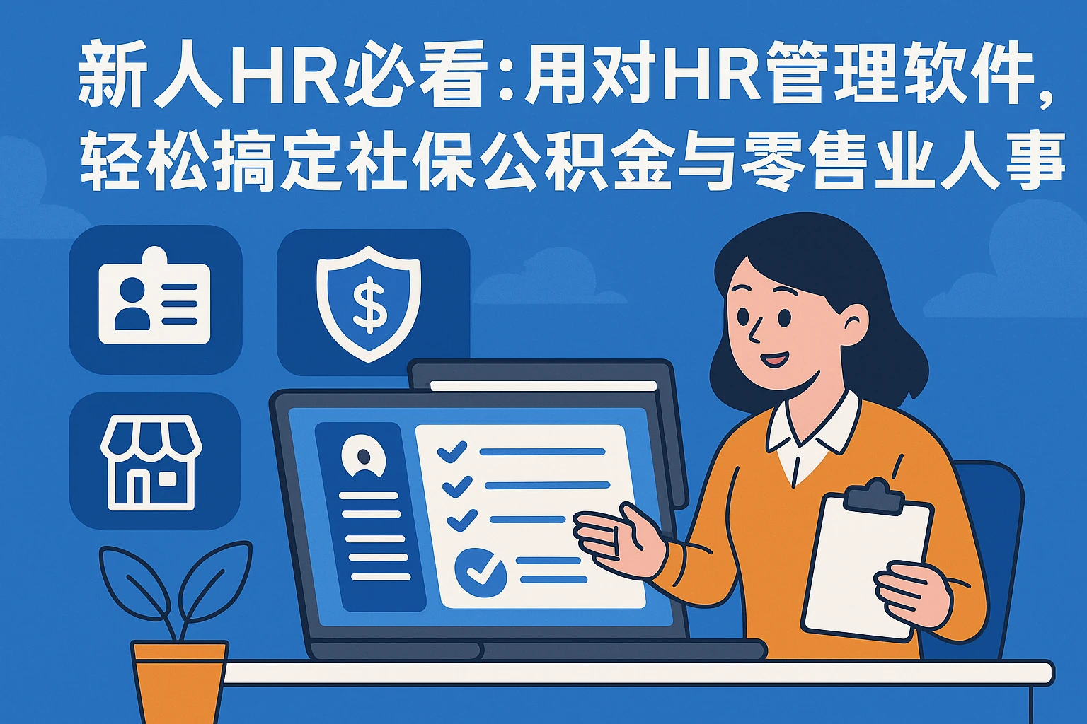 新人HR必看：用对HR管理软件，轻松搞定社保公积金与零售业人事难题