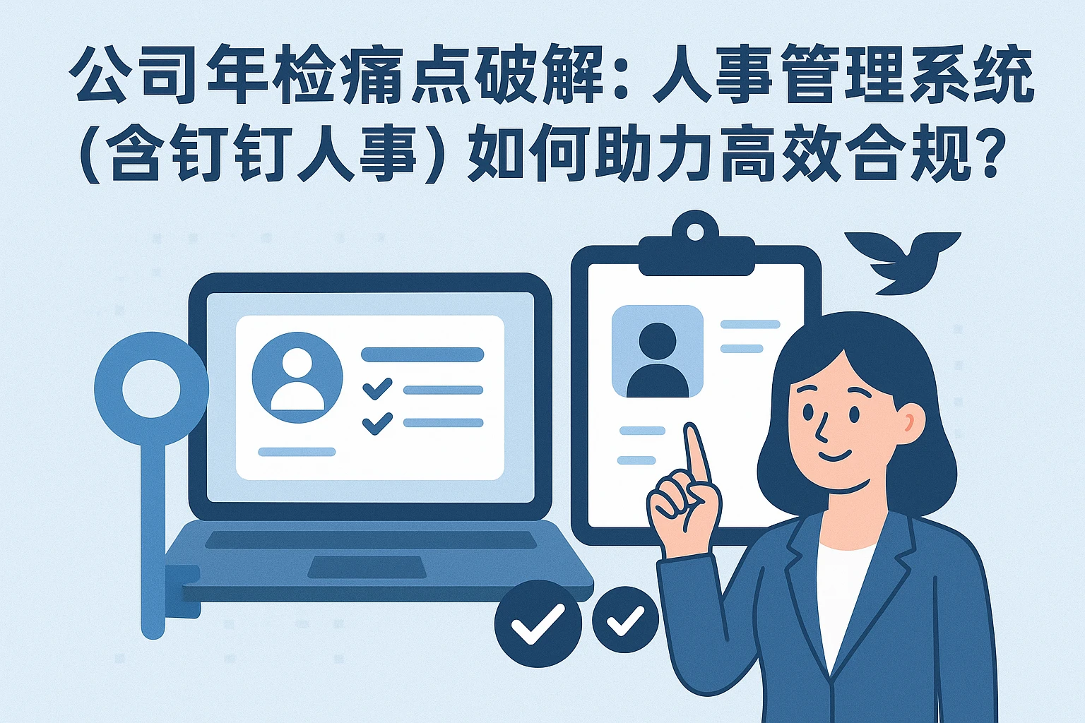 公司年检痛点破解：人事管理系统（含钉钉人事）如何助力高效合规？