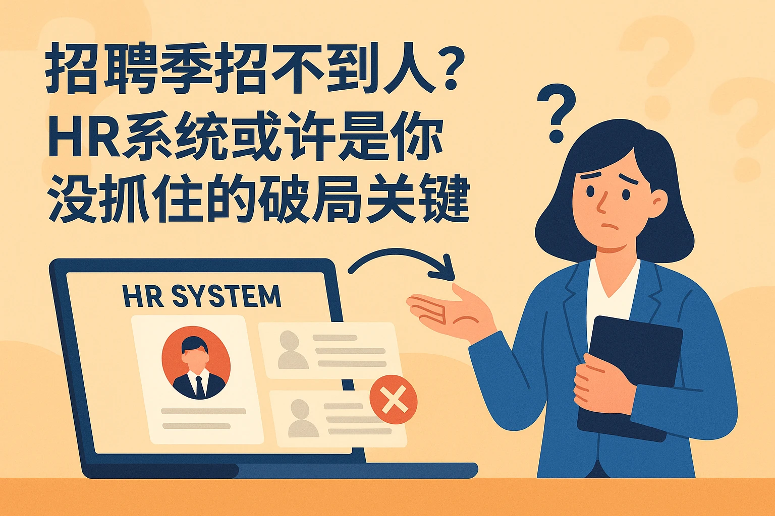 招聘季招不到人？HR系统或许是你没抓住的破局关键