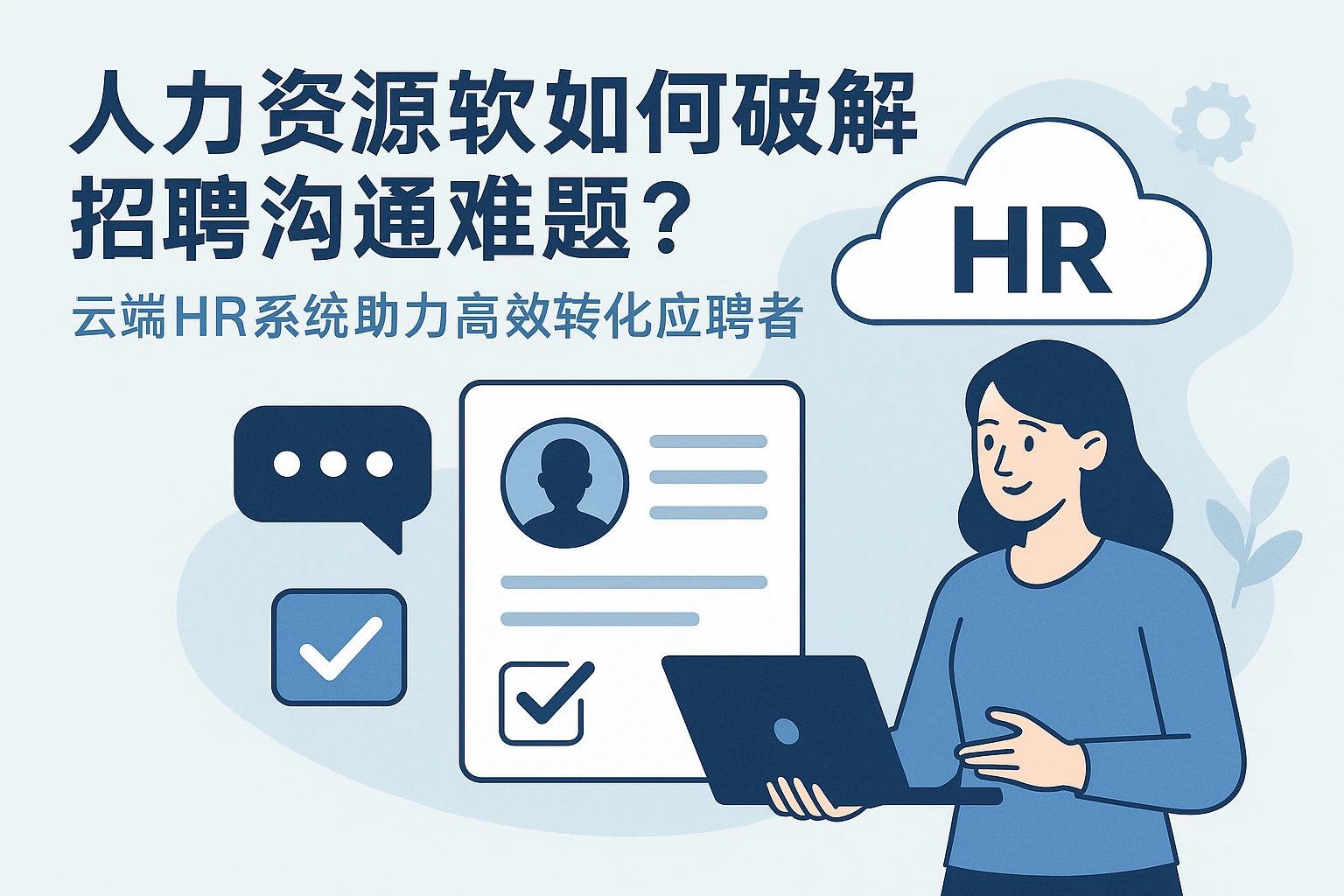 人力资源软件如何破解招聘沟通难题？云端HR系统助力高效转化应聘者