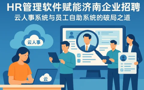 HR管理软件赋能济南企业招聘：云人事系统与员工自助系统的破局之道