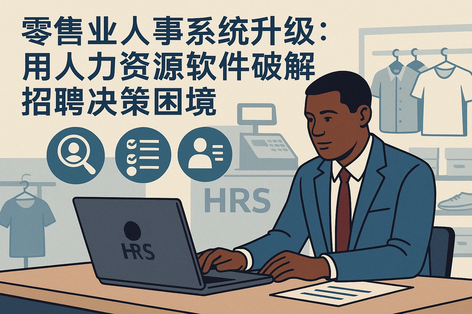 零售业人事系统升级：用人力资源软件破解招聘决策困境