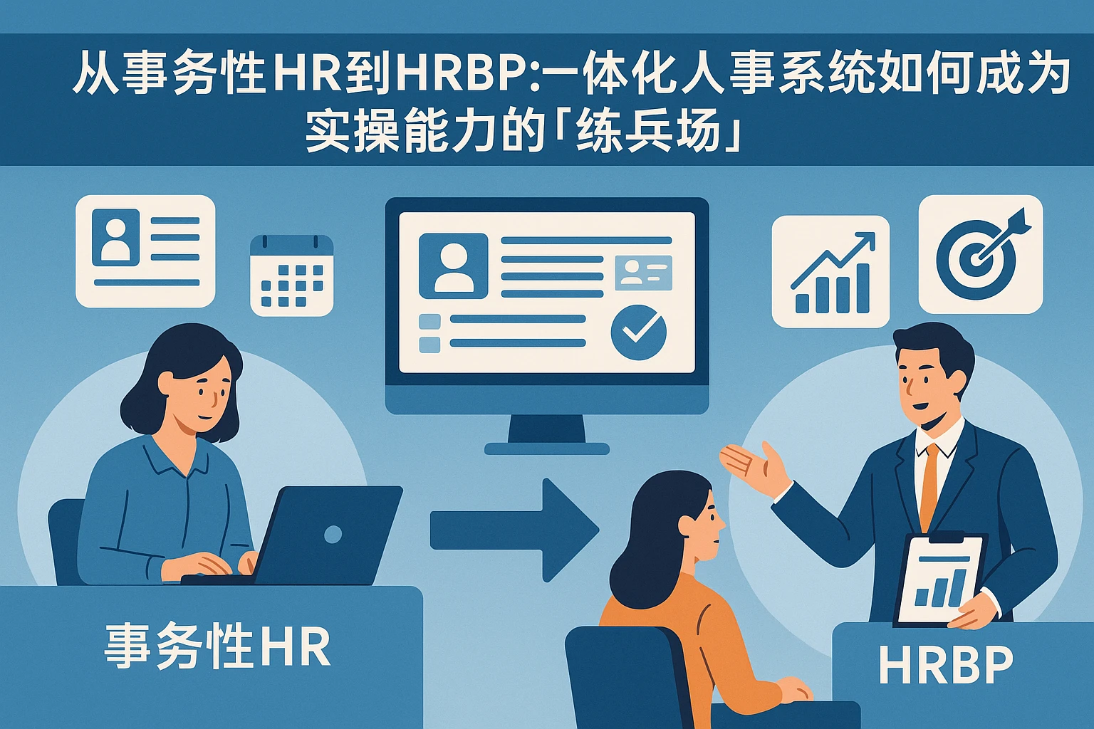 从事务性HR到HRBP：一体化人事系统如何成为实操能力的「练兵场」