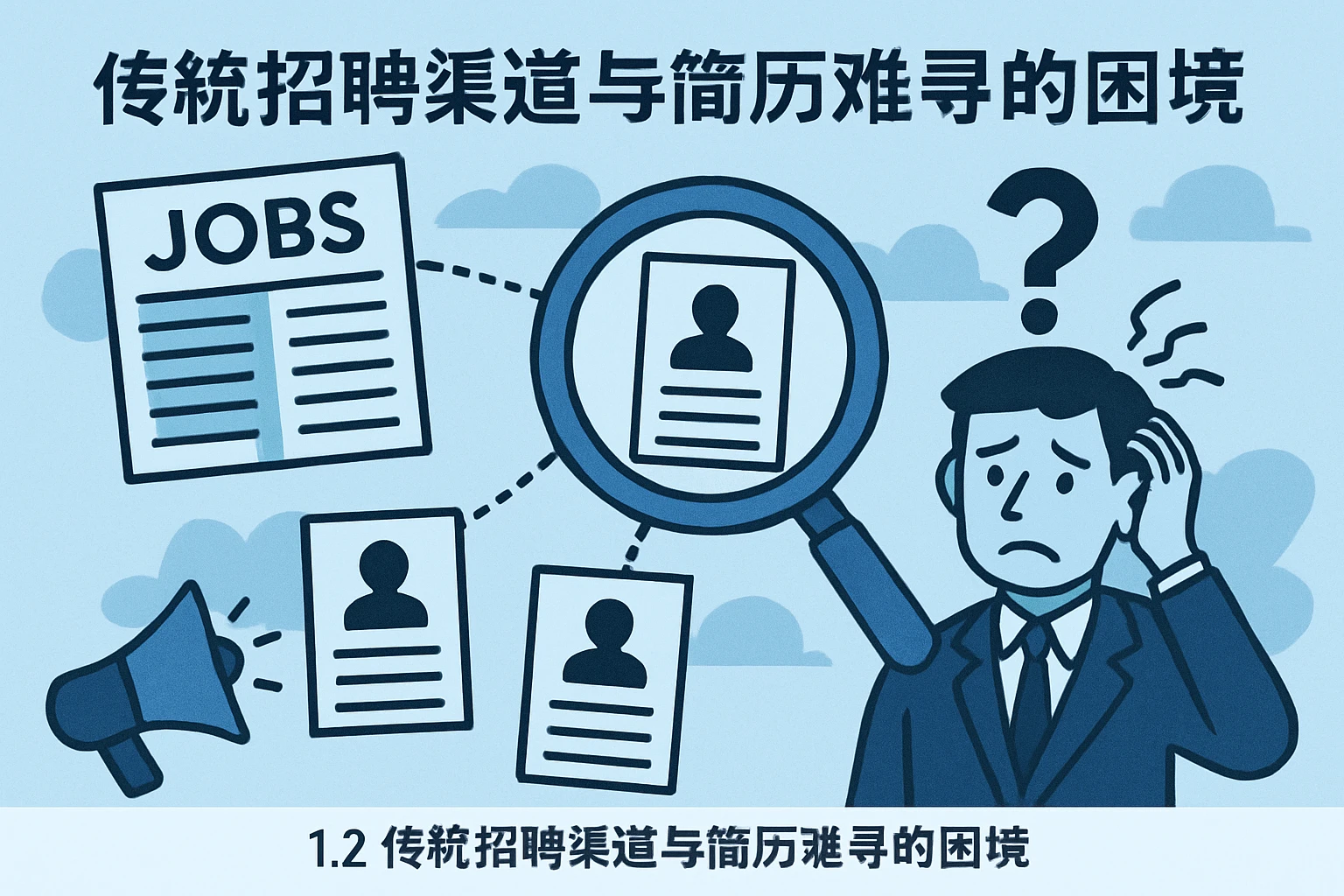 1.2 传统招聘渠道与简历难寻的困境