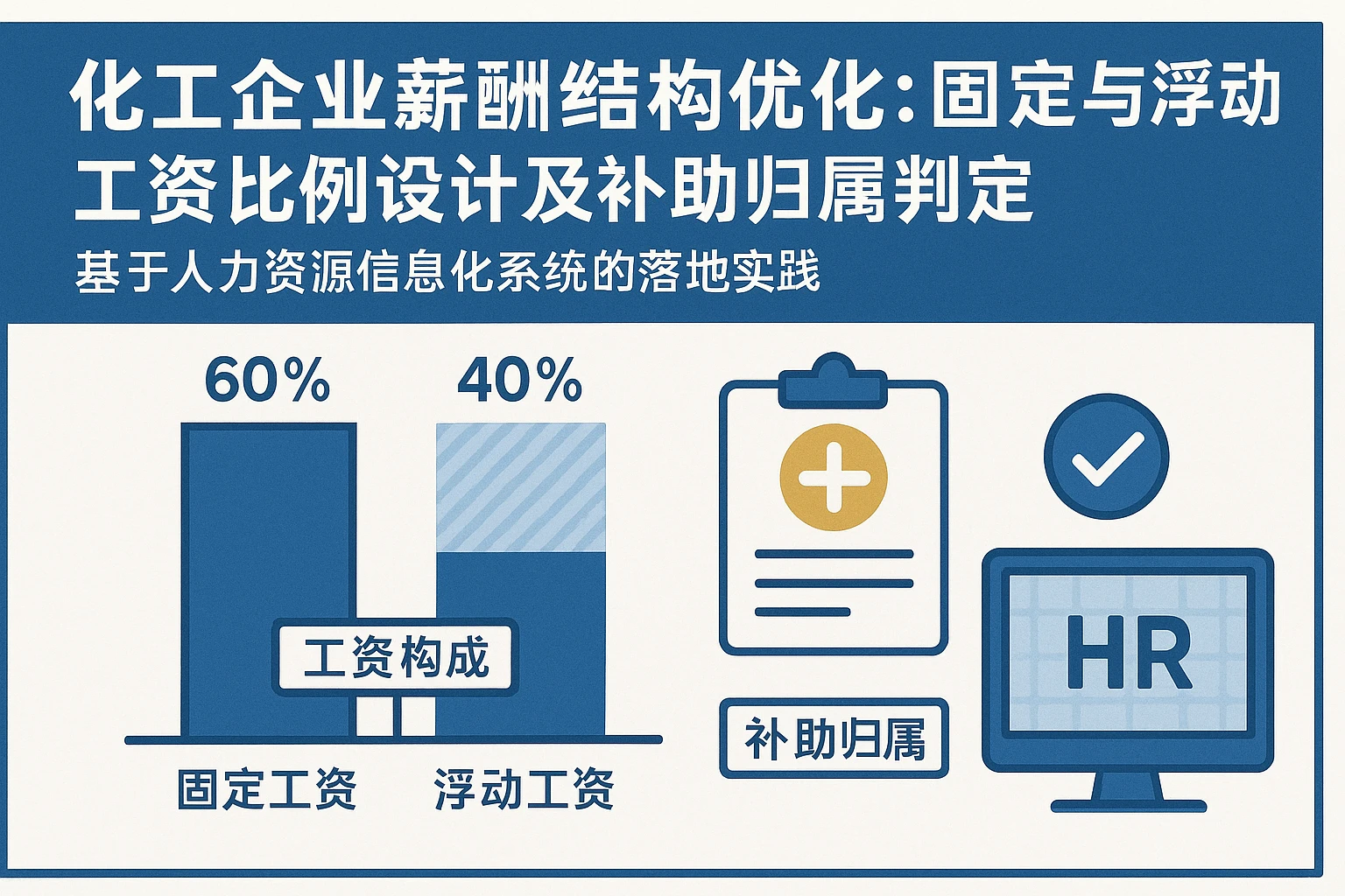 化工企业薪酬结构优化：固定与浮动工资比例设计及补助归属判定——基于人力资源信息化系统的落地实践