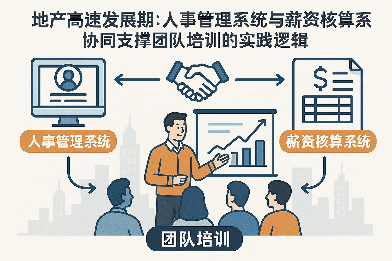 地产高速发展期：人事管理系统与薪资核算系统协同支撑团队培训的实践逻辑