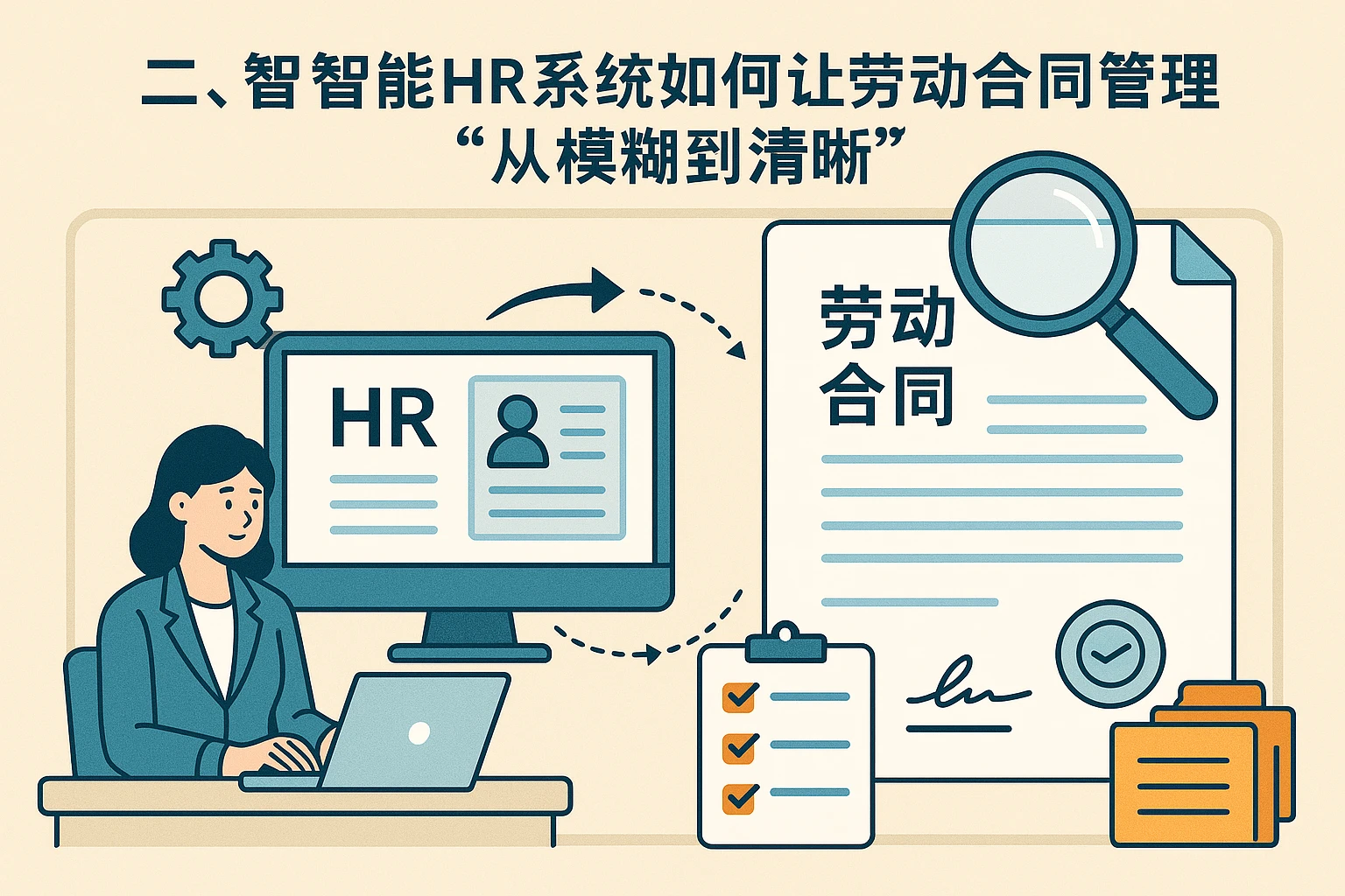 二、智能HR系统如何让劳动合同管理“从模糊到清晰”