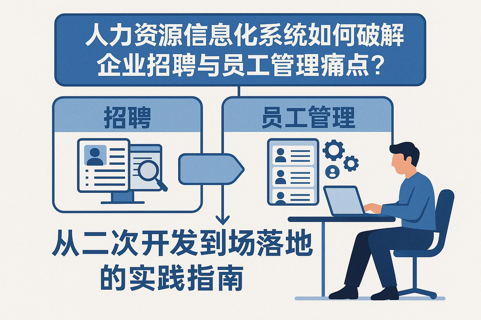 人力资源信息化系统如何破解企业招聘与员工管理痛点？从二次开发到场景落地的实践指南