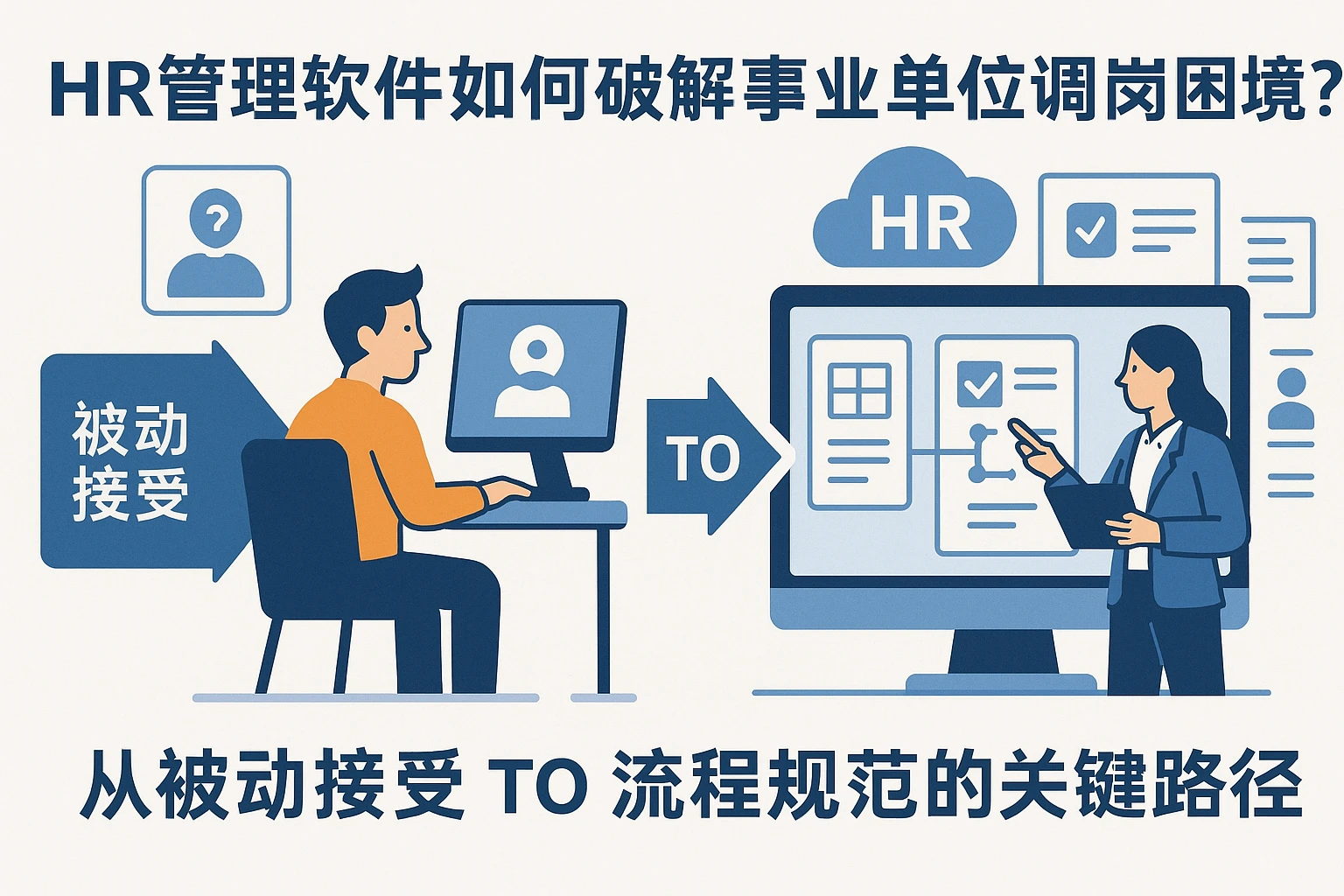 HR管理软件如何破解事业单位调岗困境？从被动接受 to 流程规范的关键路径