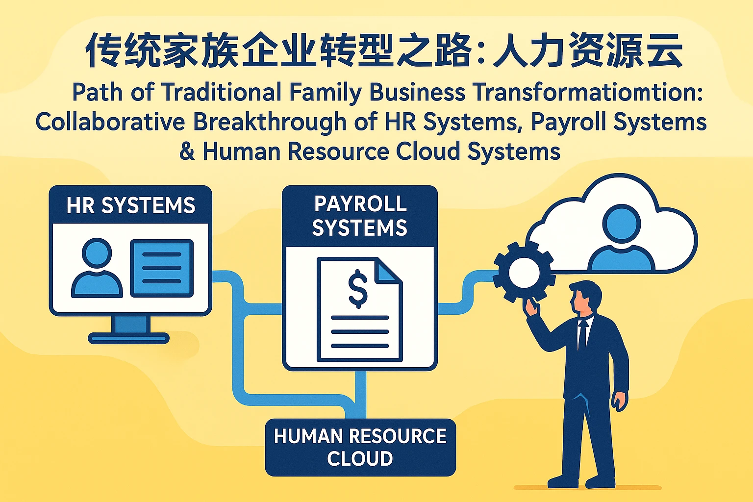 传统家族企业转型之路：HR系统、薪资核算系统与人力资源云系统的协同破局