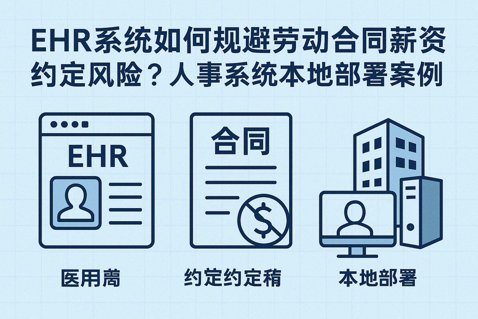 EHR系统如何规避劳动合同薪资约定风险？人事系统本地部署案例解析