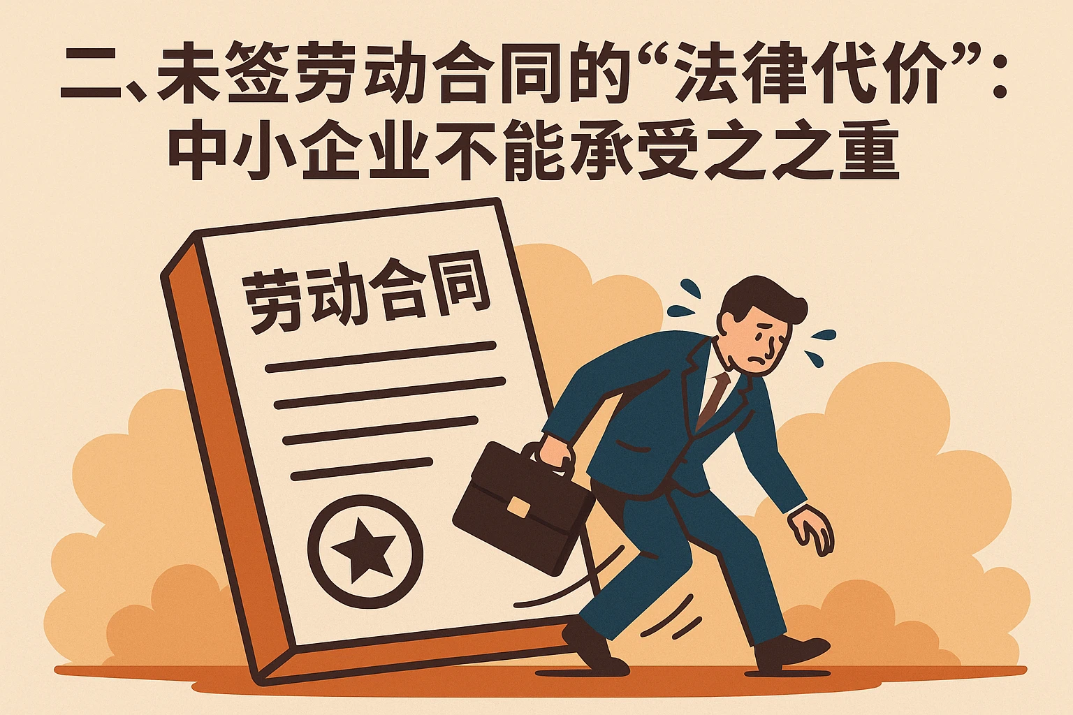 二、未签劳动合同的“法律代价”：中小企业不能承受之重