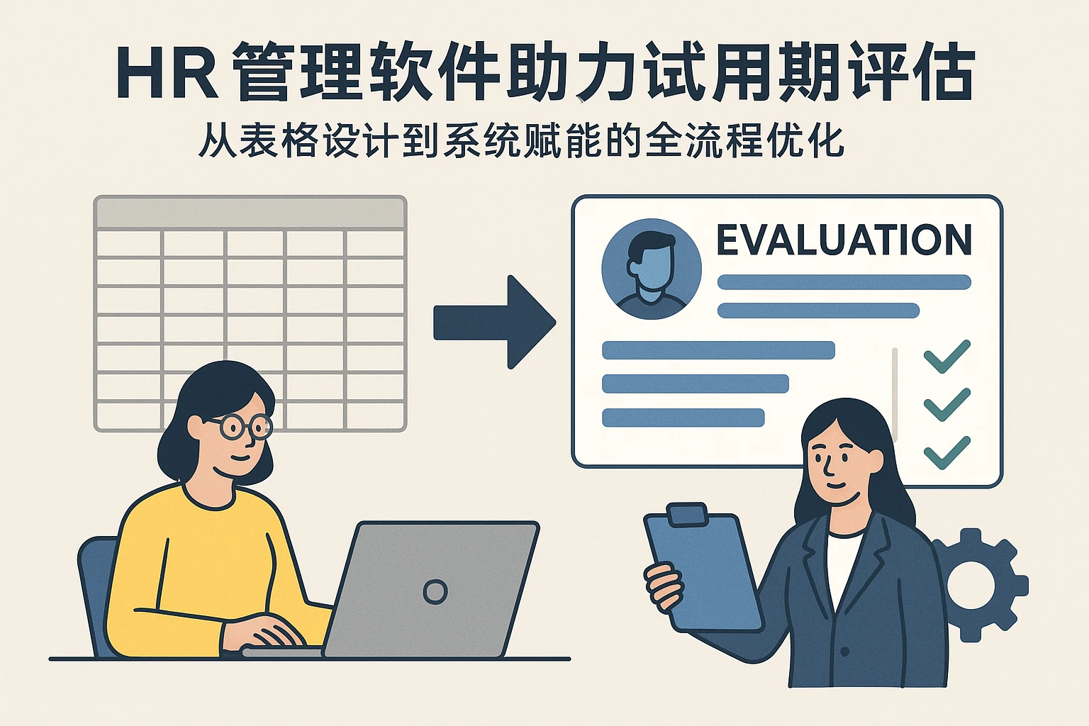 HR管理软件助力试用期评估：从表格设计到系统赋能的全流程优化