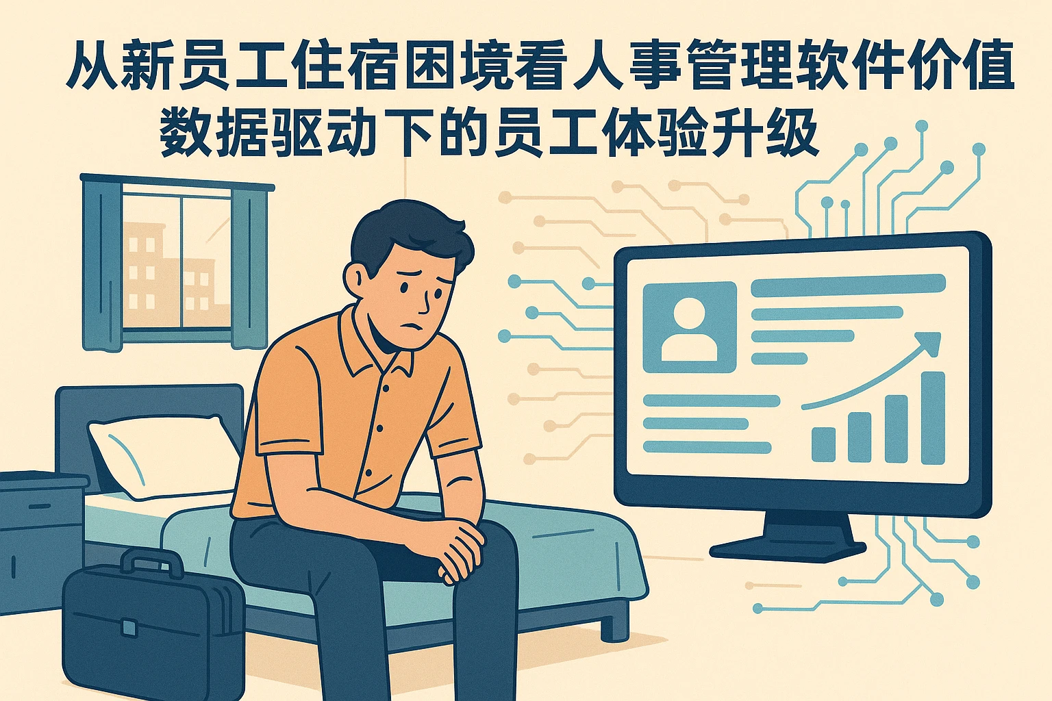 从新员工住宿困境看人事管理软件的价值：数据驱动下的员工体验升级