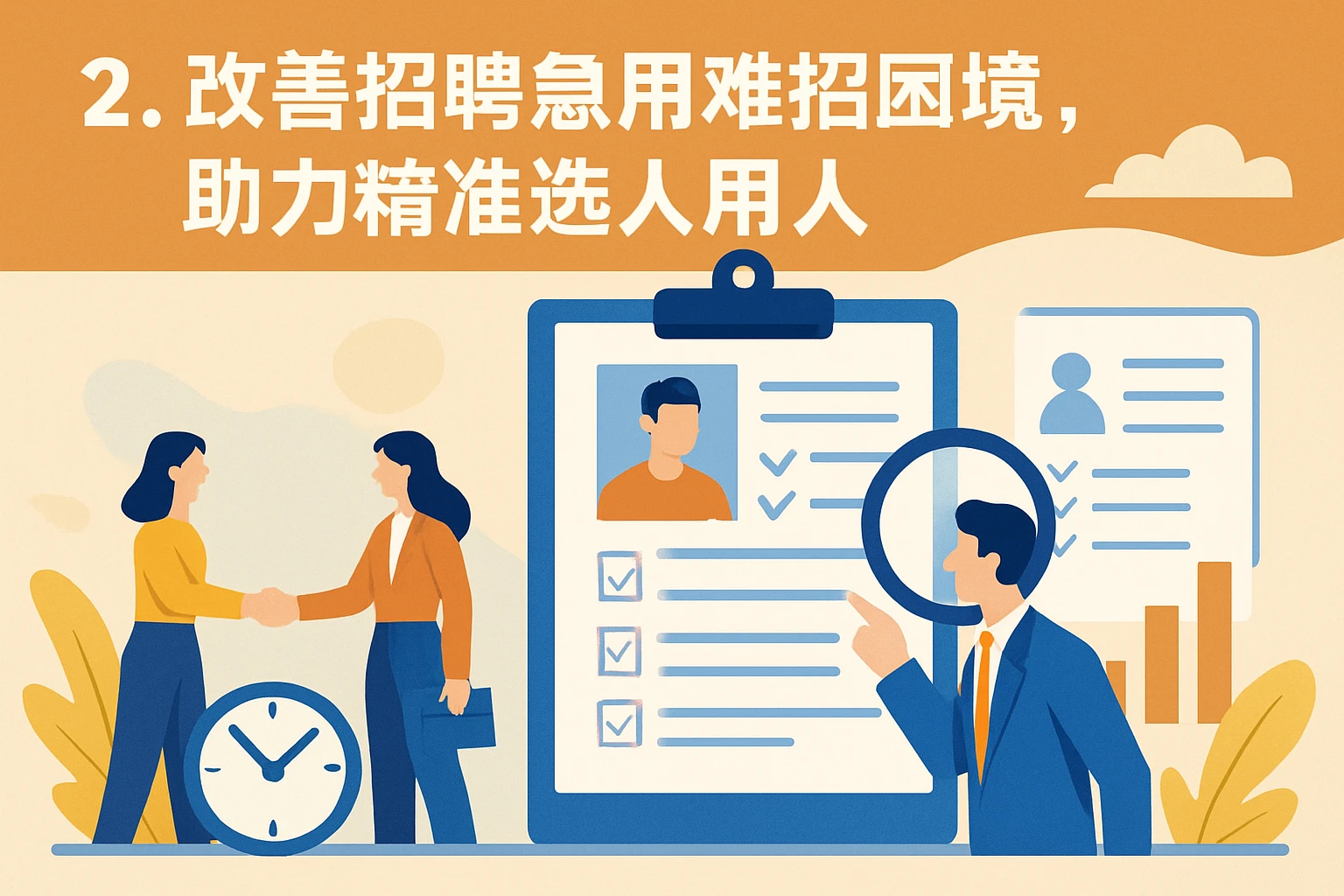 2. 改善招聘“急用难招”困境，助力精准选人用人