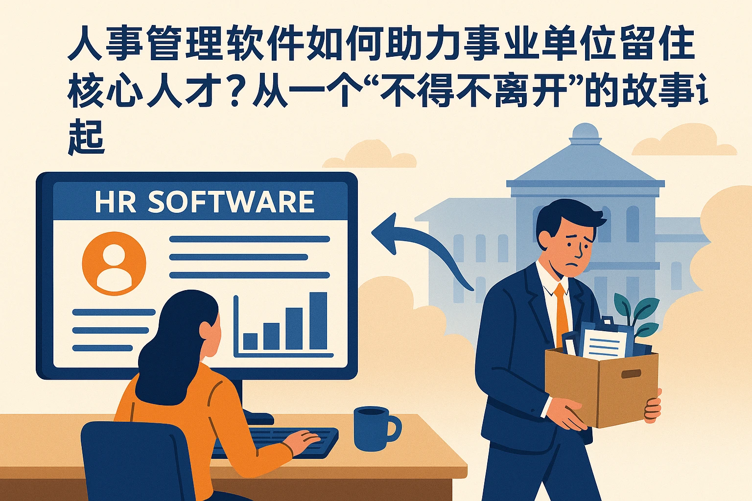 人事管理软件如何助力事业单位留住核心人才？从一个“不得不离开”的故事说起