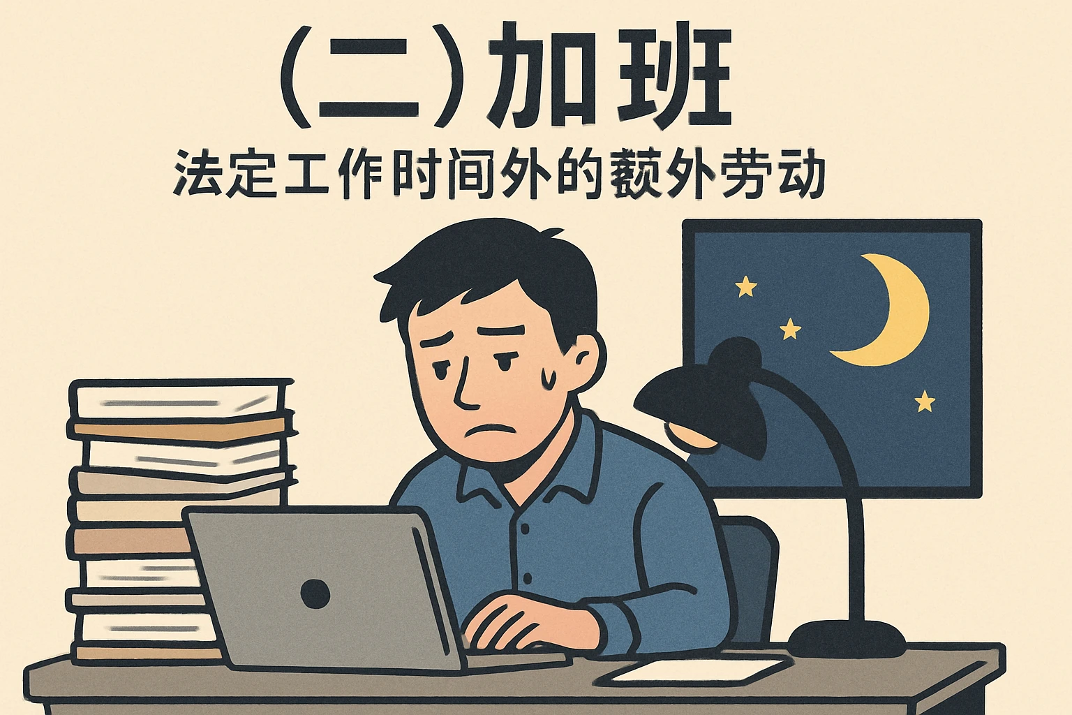 （二）加班：法定工作时间外的额外劳动