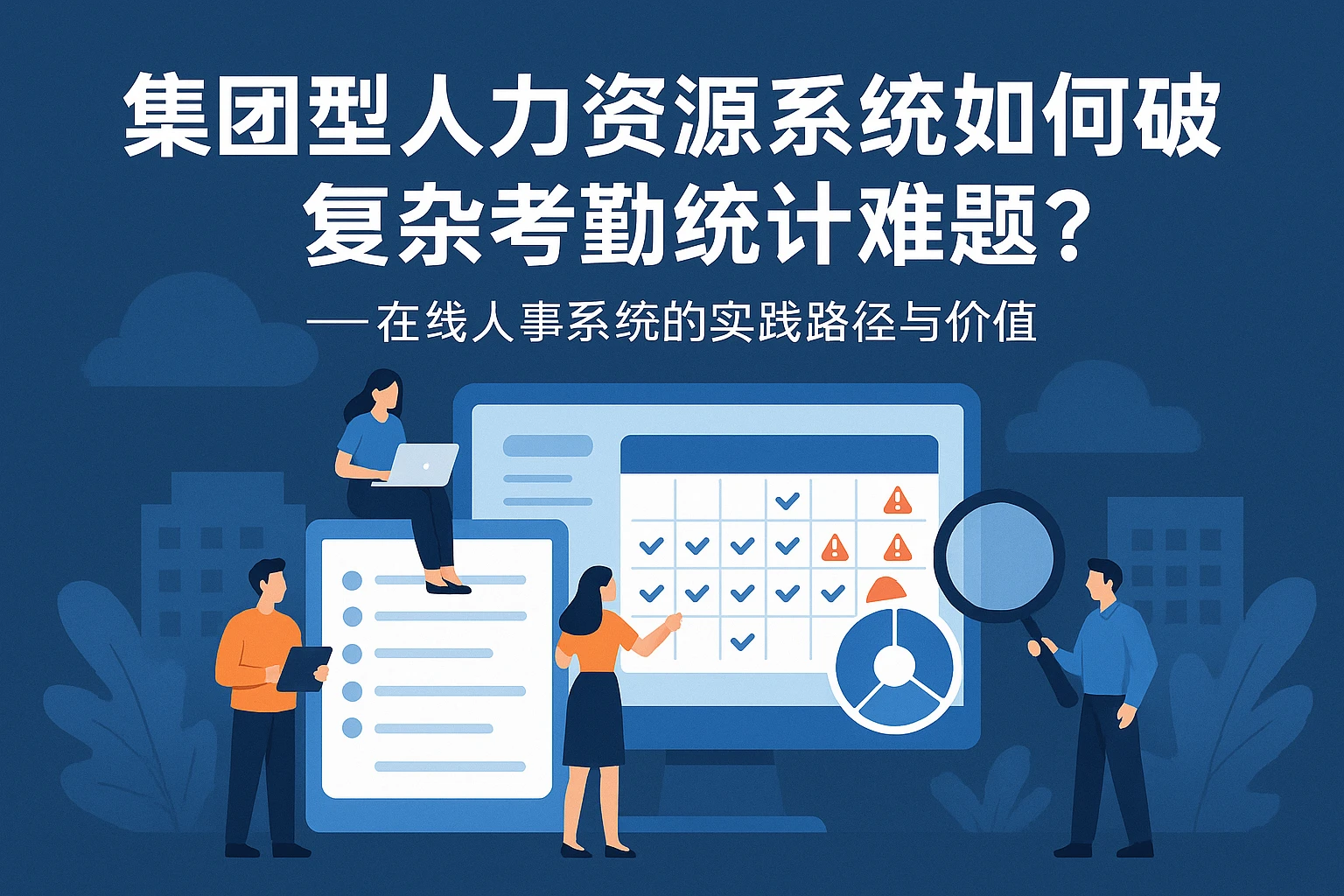 集团型人力资源系统如何破解复杂考勤统计难题？——在线人事系统的实践路径与价值