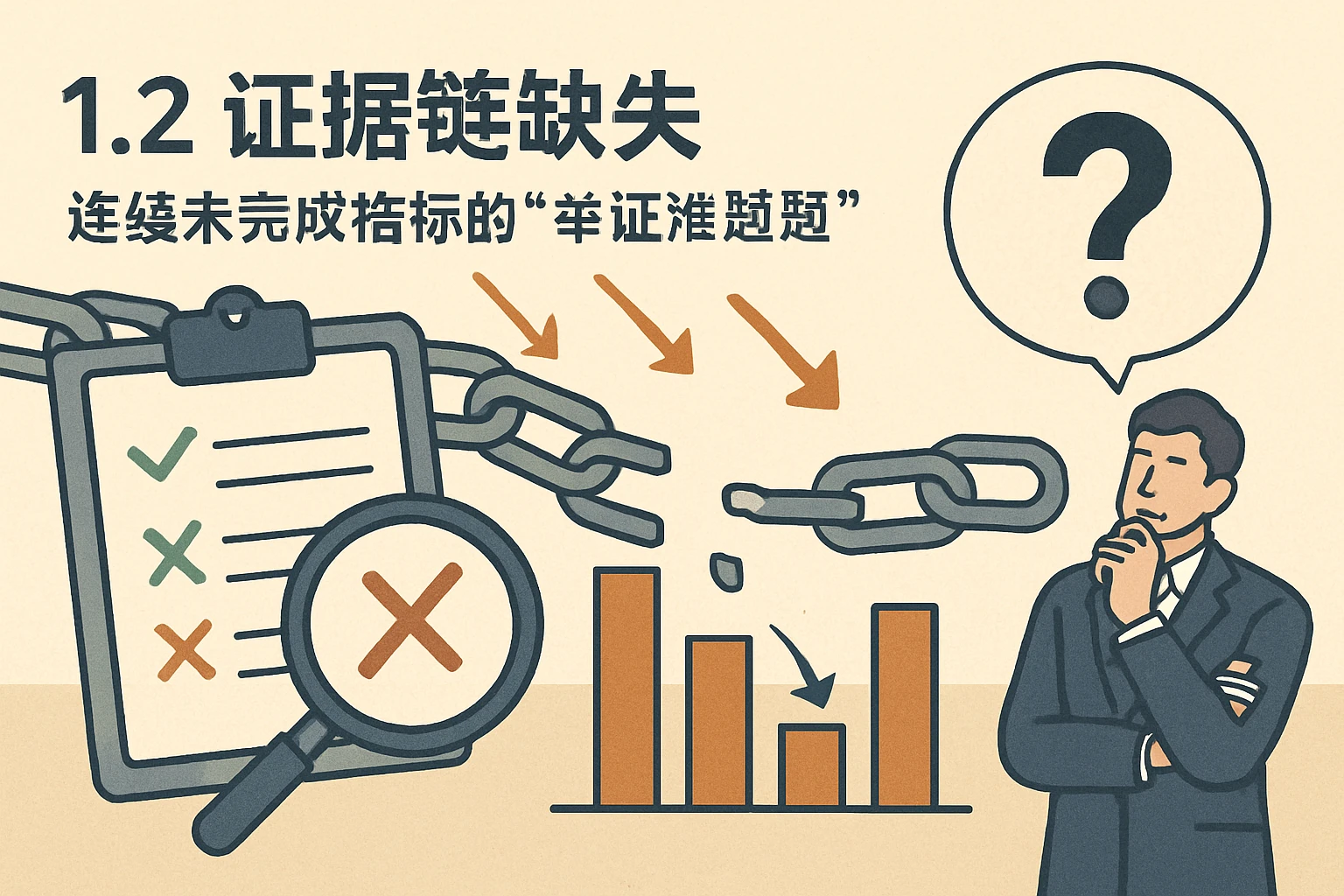 1.2 证据链缺失：连续未完成指标的“举证难题”