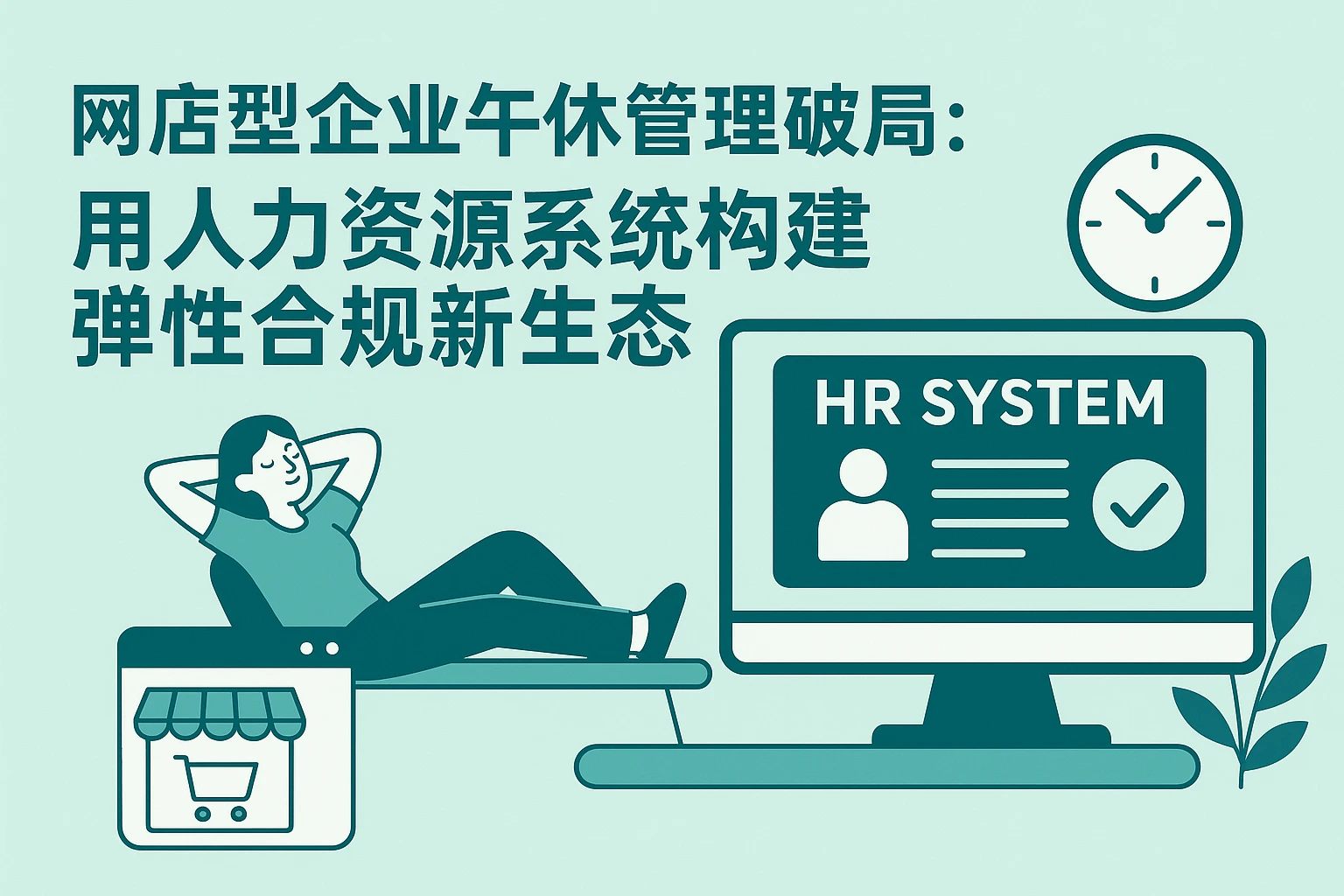 网店型企业午休管理破局：用人力资源系统构建弹性合规新生态