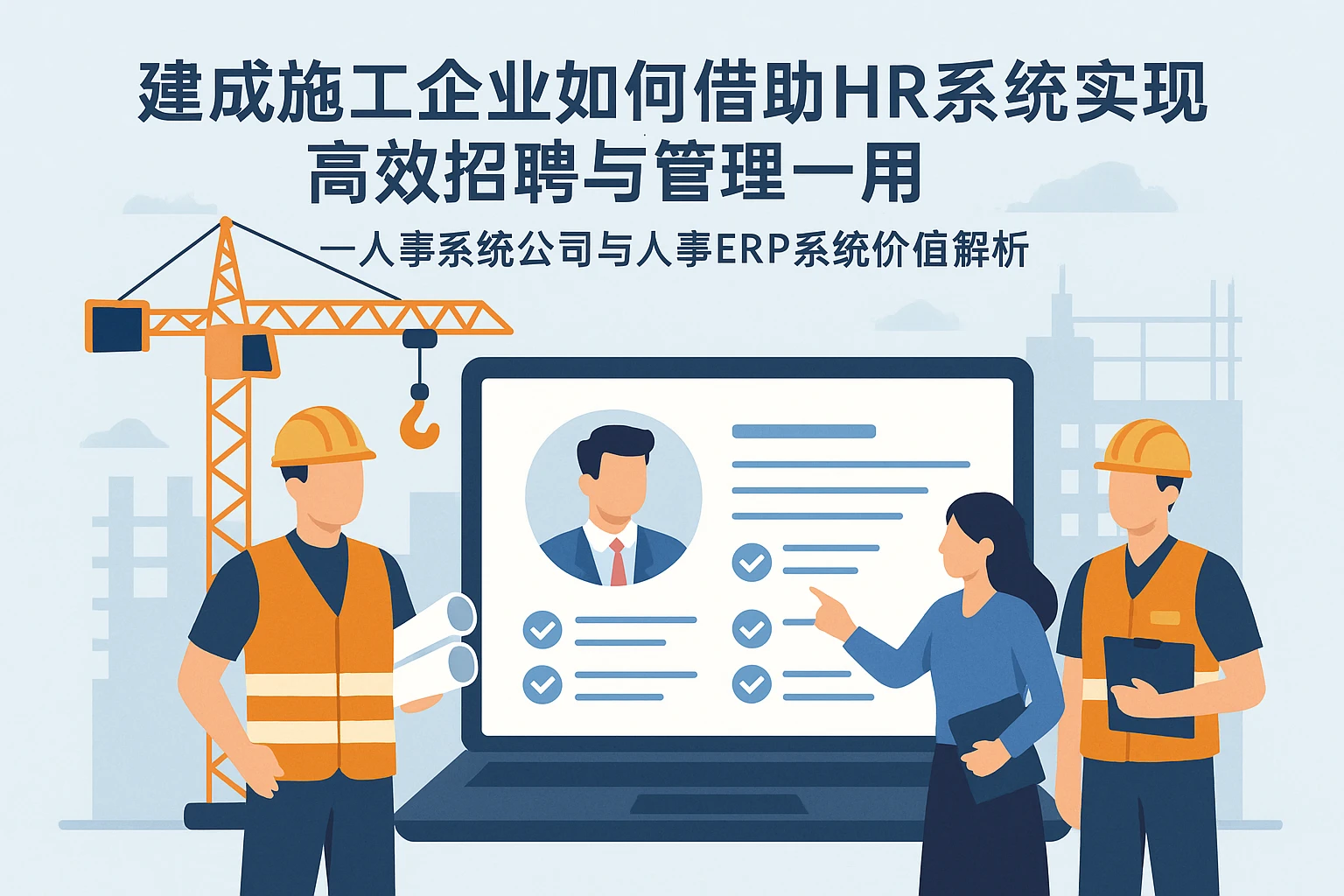 建筑施工企业如何借助HR系统实现高效招聘与管理——人事系统公司与人事ERP系统的价值解析