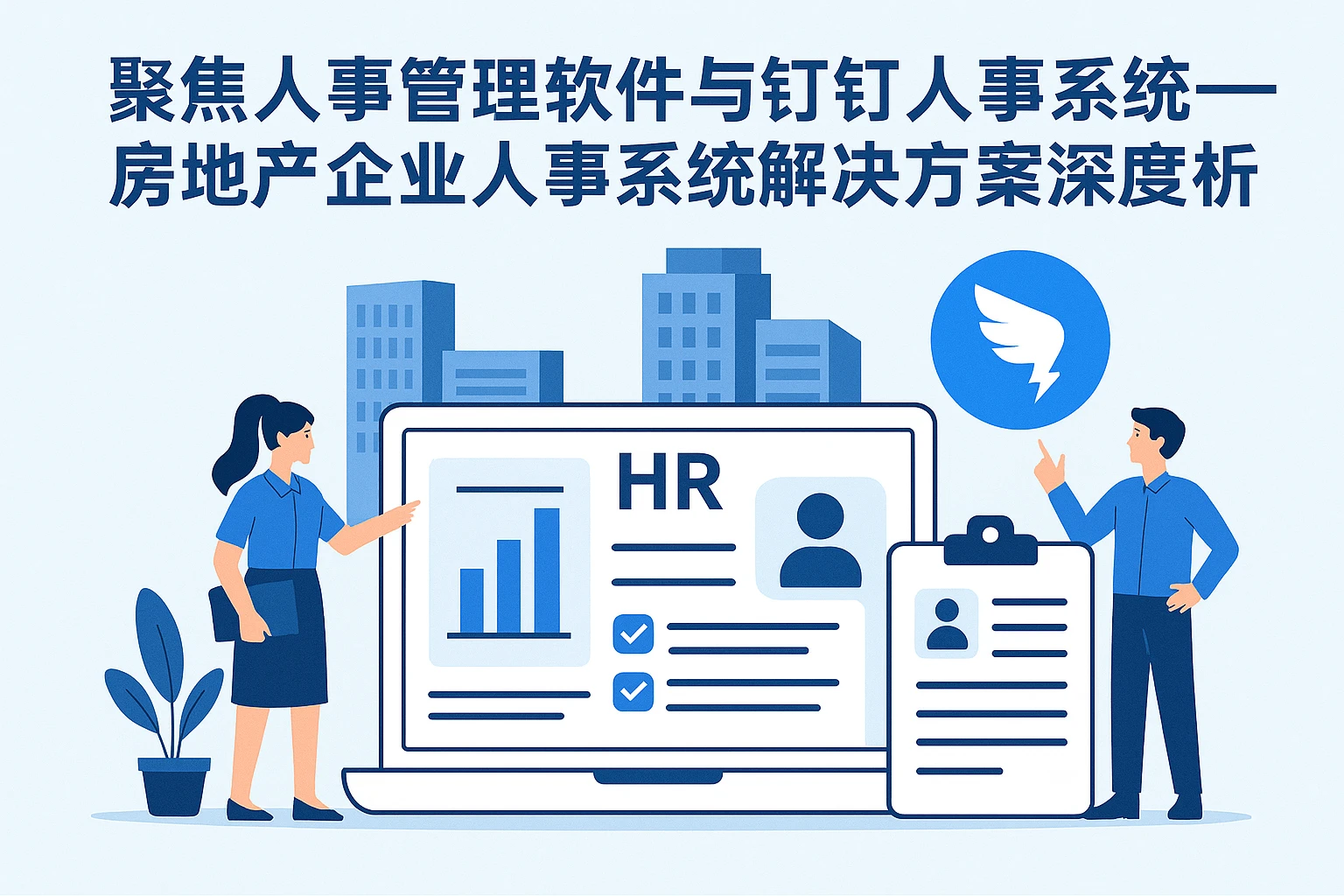 聚焦人事管理软件与钉钉人事系统——房地产企业人事系统解决方案深度解析