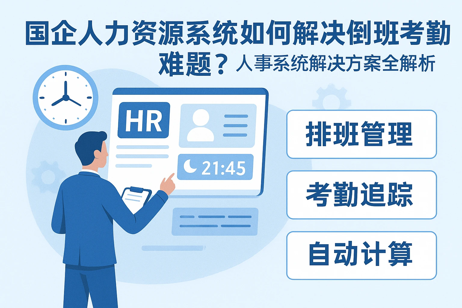 国企人力资源系统如何解决倒班考勤难题？人事系统解决方案全解析