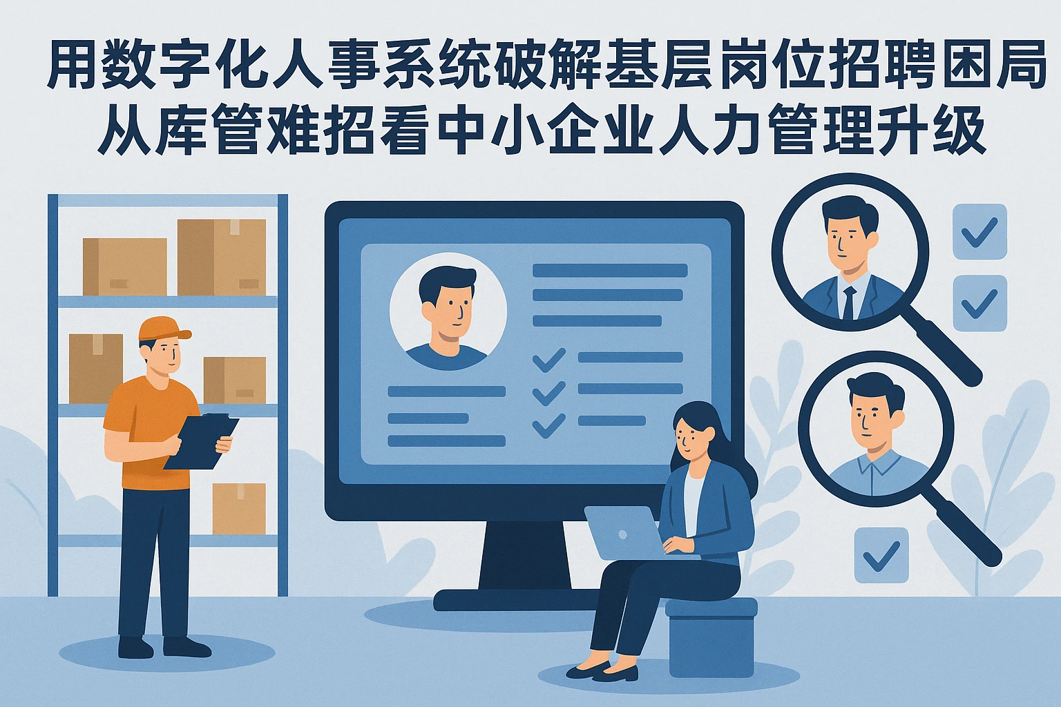 用数字化人事系统破解基层岗位招聘困局——从库管难招看中小企业人力管理升级