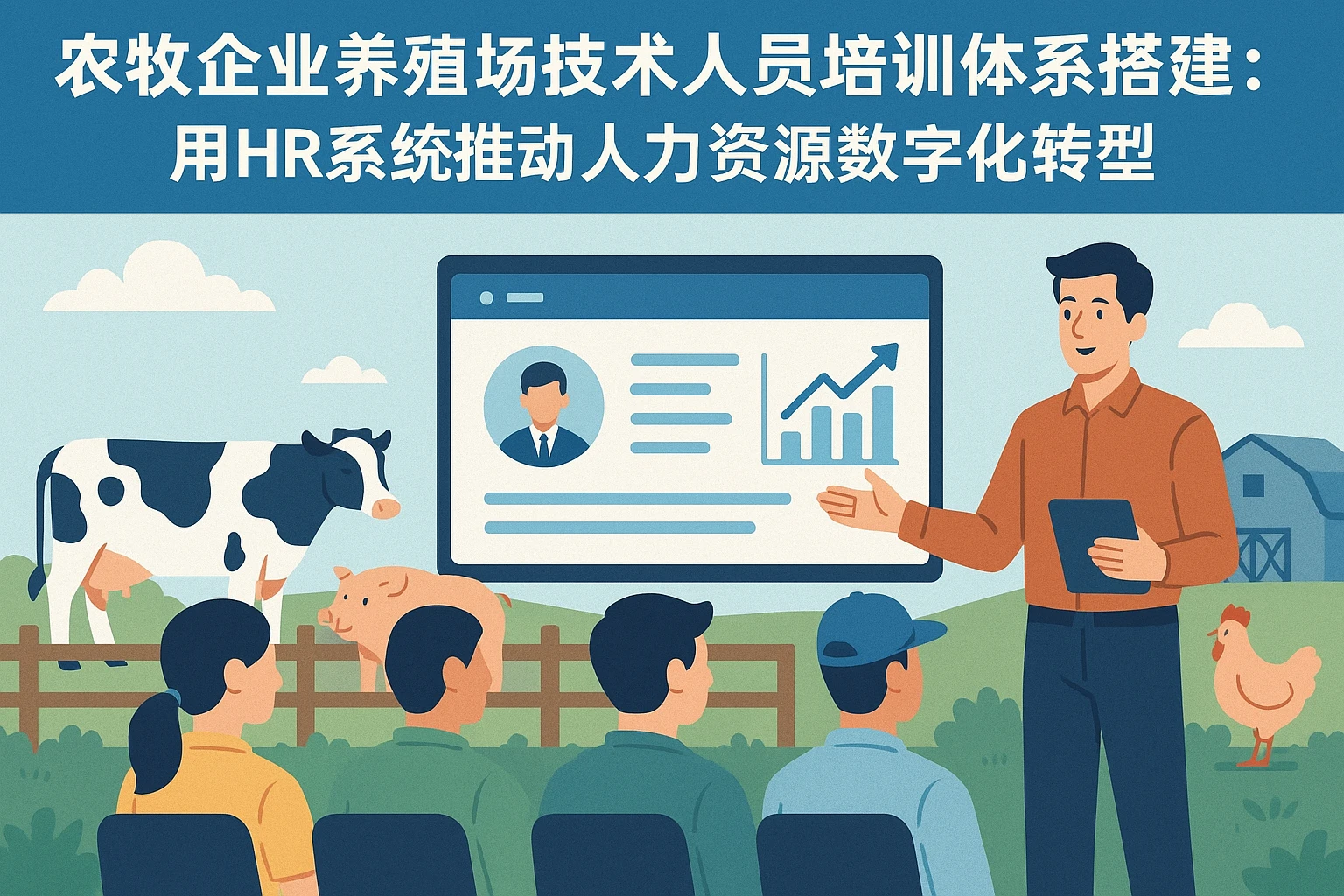 农牧企业养殖场技术人员培训体系搭建：用HR系统推动人力资源数字化转型