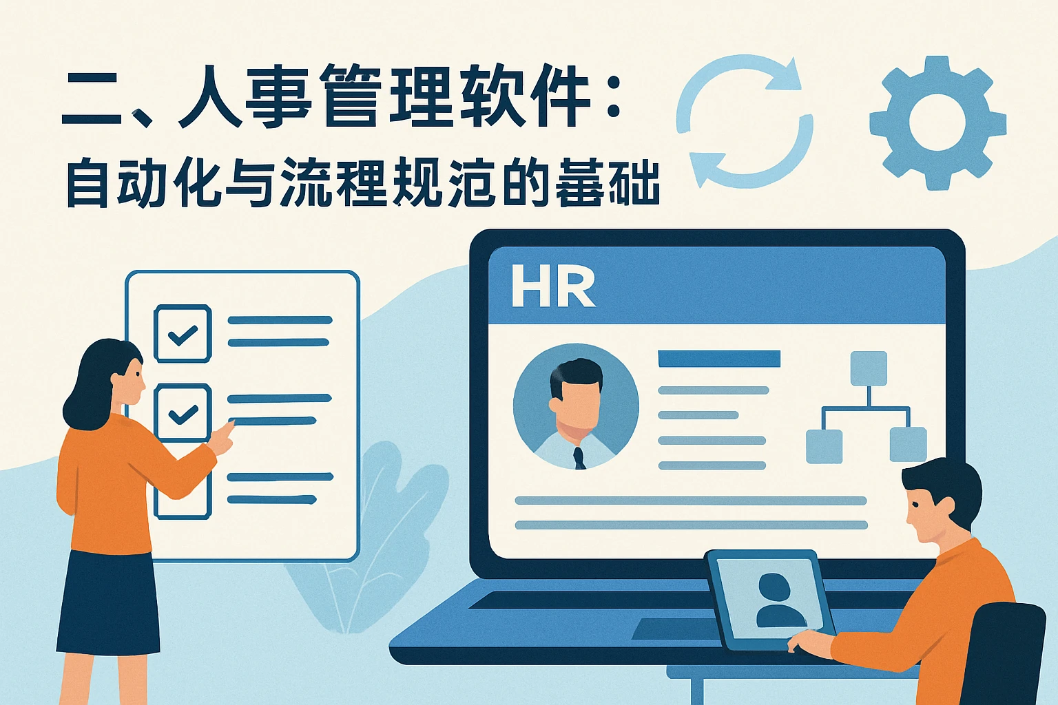 二、人事管理软件：自动化与流程规范的基础支撑