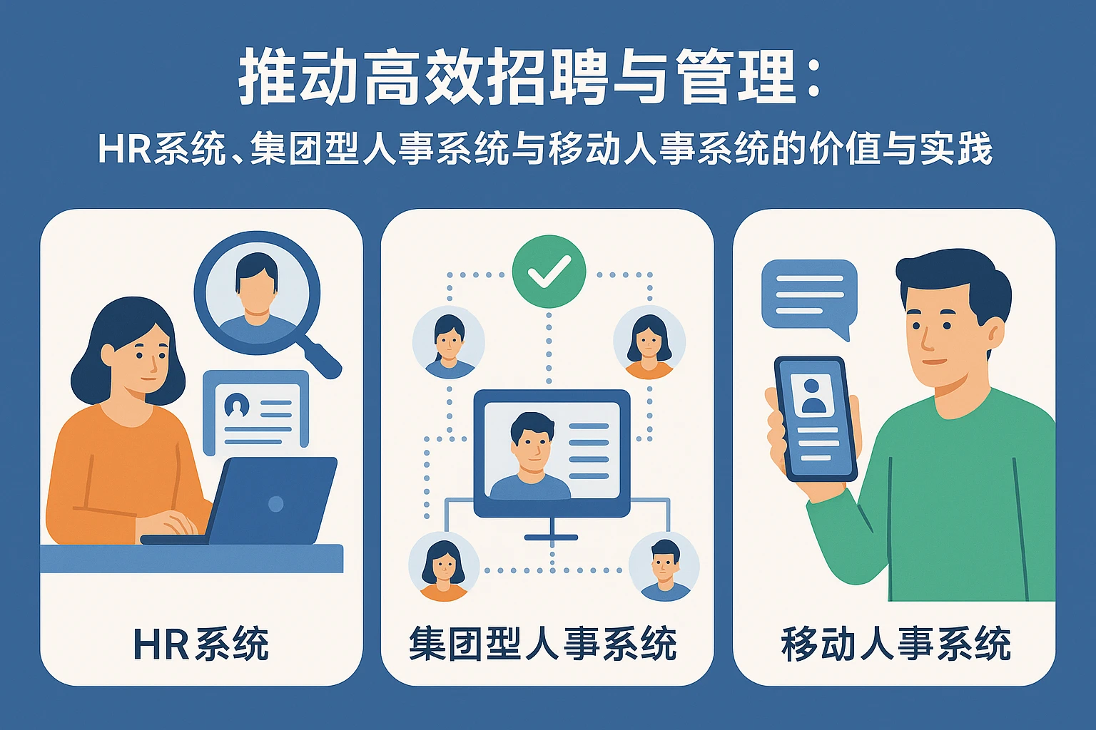 推动高效招聘与管理：HR系统、集团型人事系统与移动人事系统的价值与实践