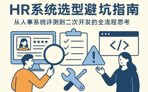 HR系统选型避坑指南：从人事系统评测到二次开发的全流程思考