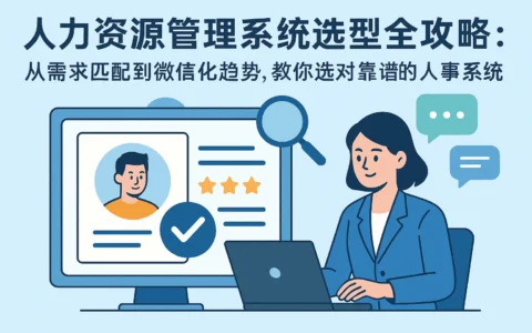人力资源管理系统选型全攻略：从需求匹配到微信化趋势，教你选对靠谱的人事系统