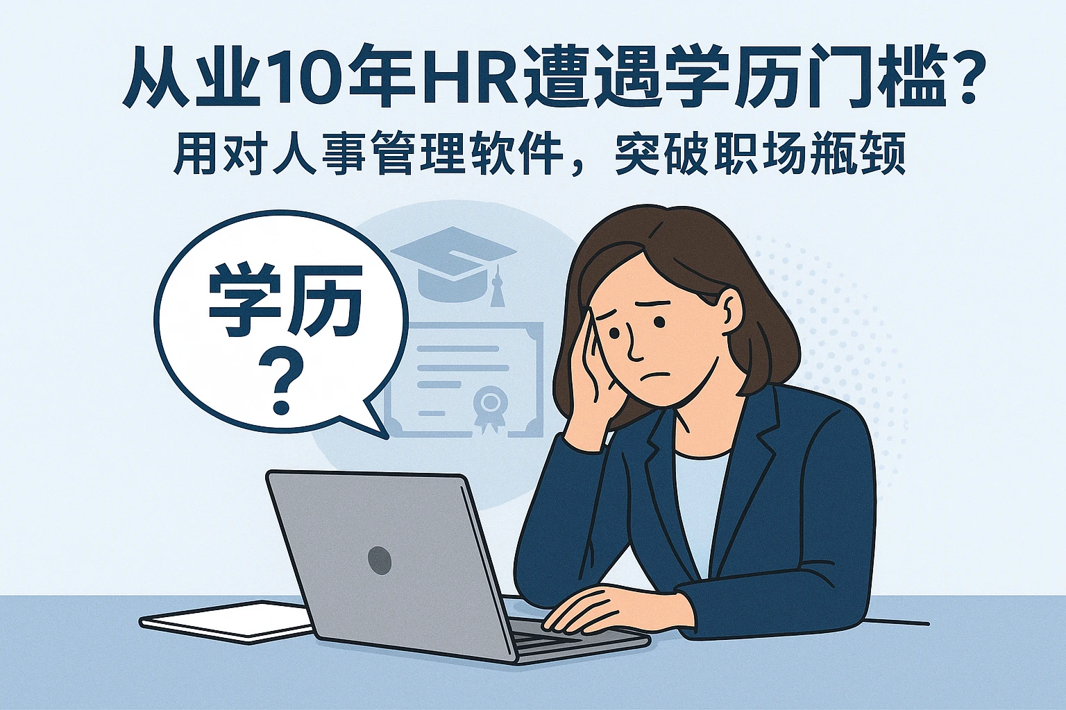 从业10年HR遭遇学历门槛？用对人事管理软件，突破职场瓶颈