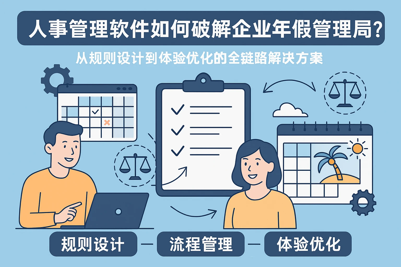 人事管理软件如何破解企业年假管理困局？从规则设计到体验优化的全链路解决方案