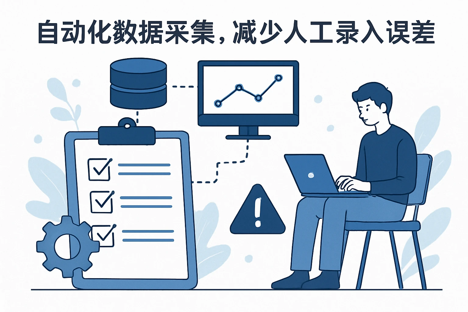 2. 自动化数据采集，减少人工录入误差