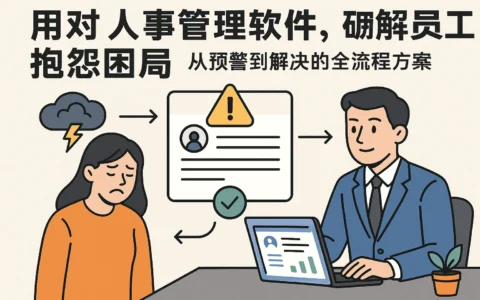用对人事管理软件,破解员工抱怨困局——从预警到解决的全流程方案