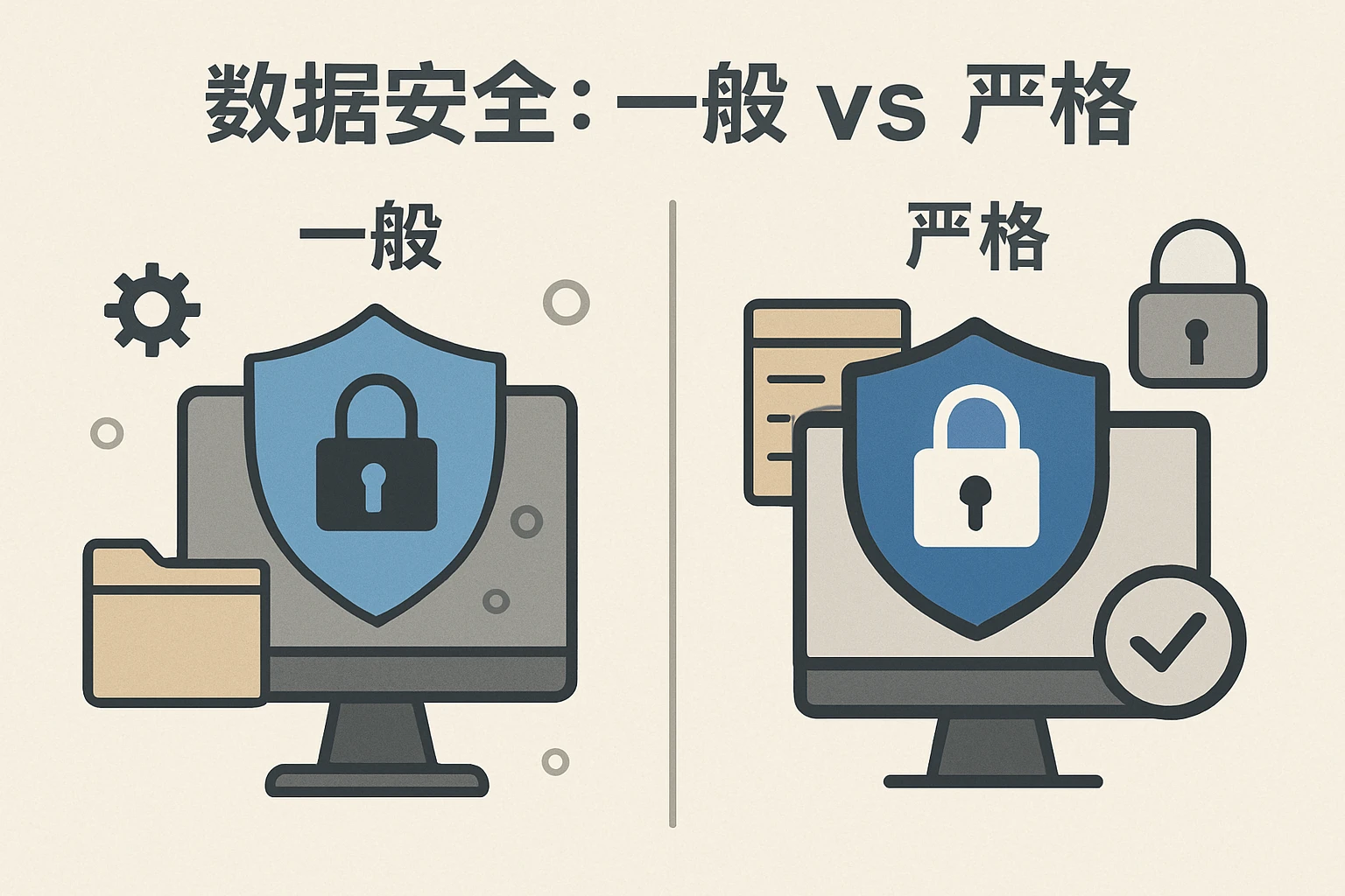 2. 数据安全：一般 vs 严格