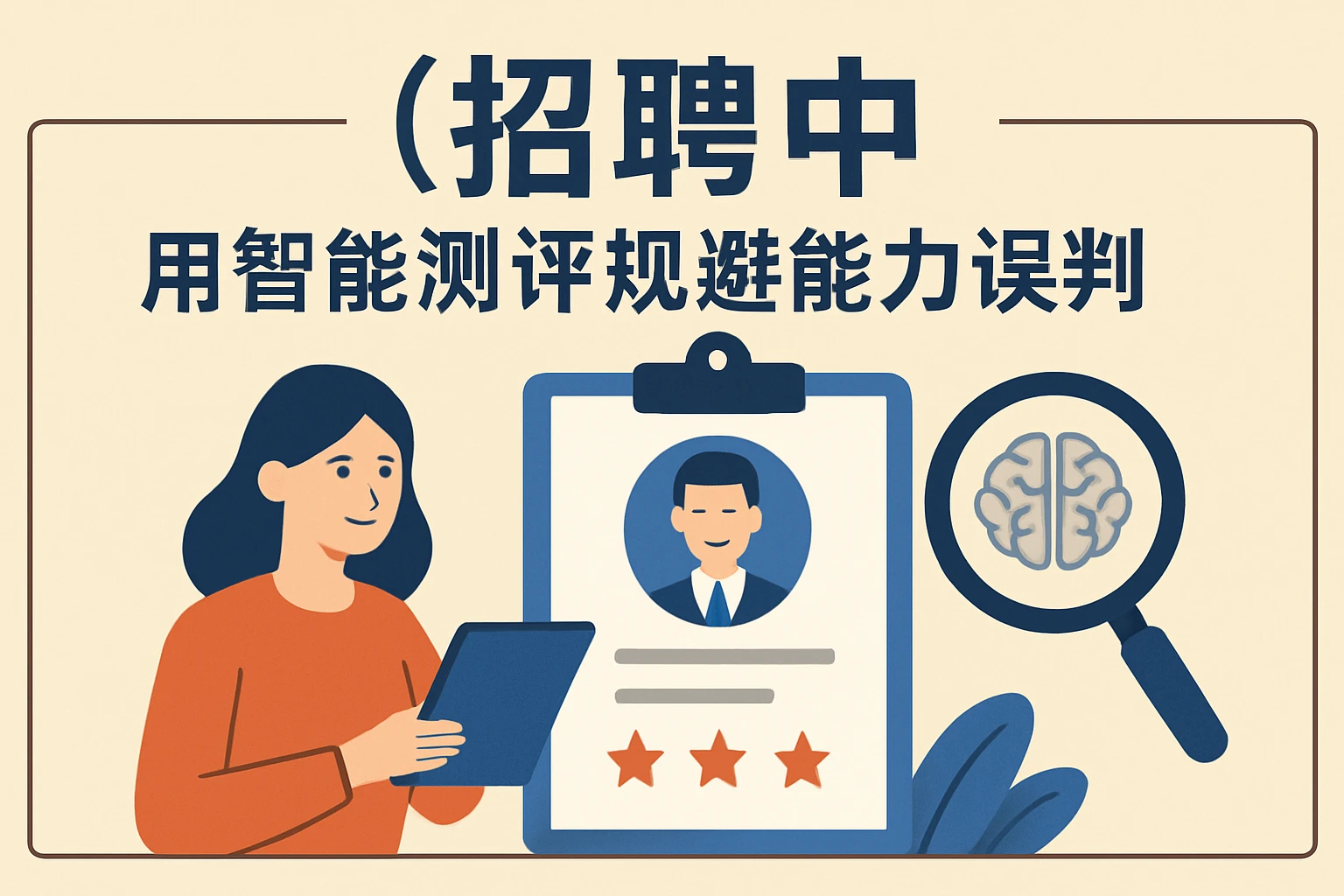 （二）招聘中：用智能测评规避能力误判