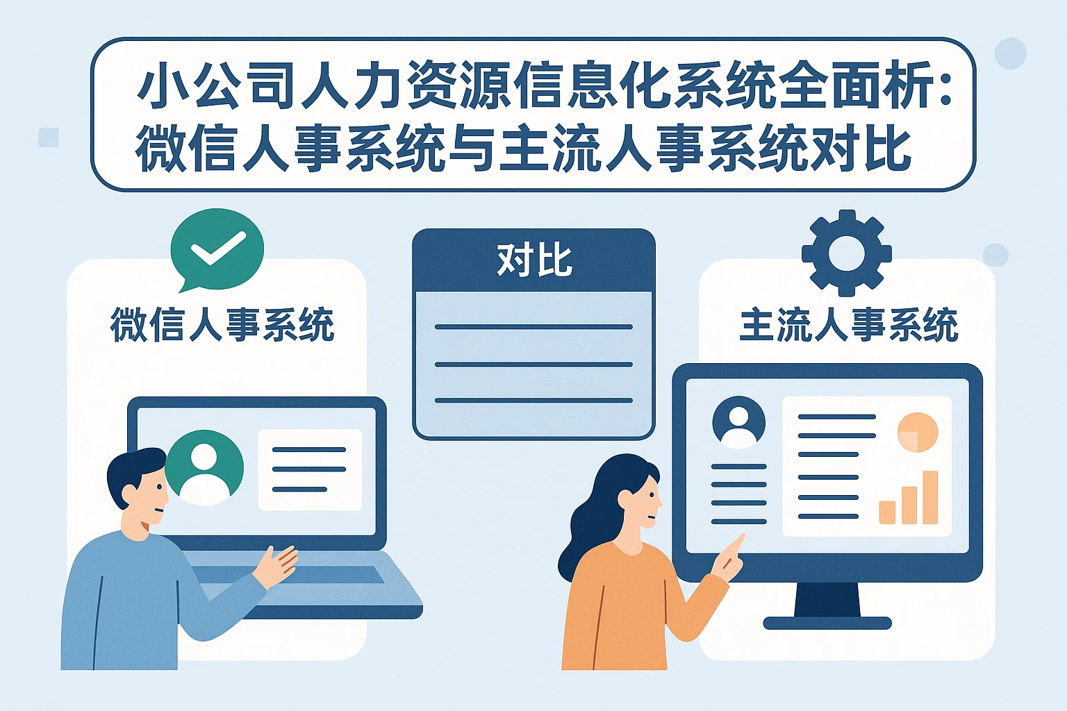 小公司人力资源信息化系统全面解析：微信人事系统与主流人事系统对比