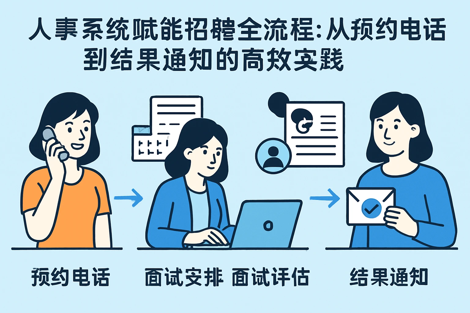 人事系统赋能招聘全流程：从预约电话到结果通知的高效实践