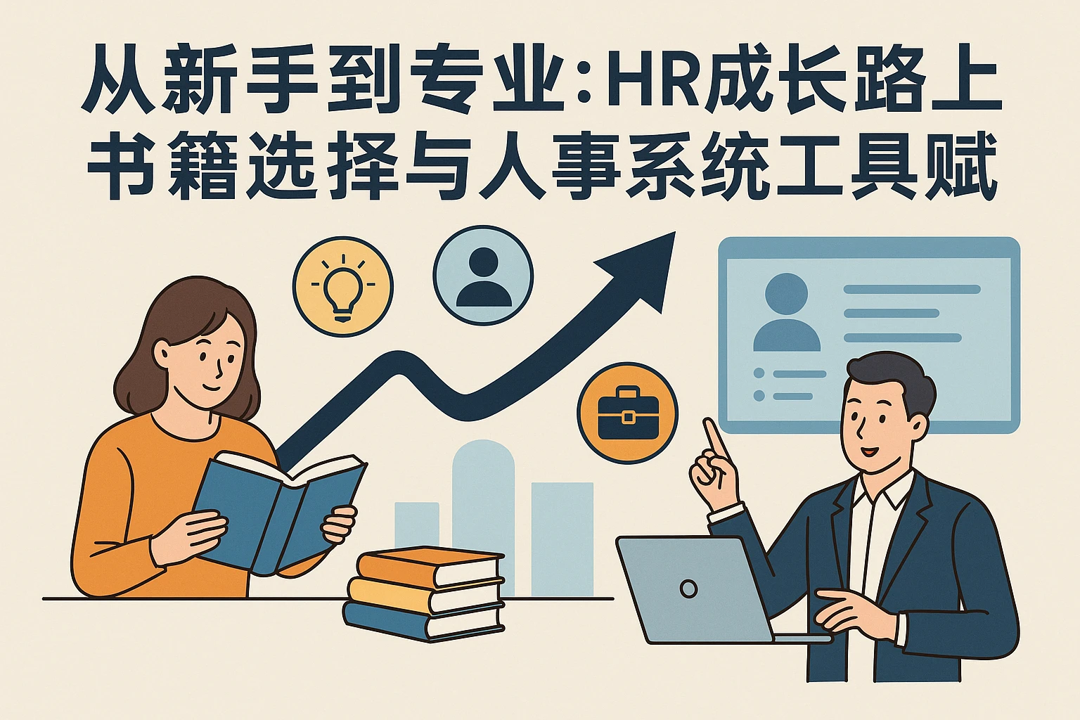 从新手到专业：HR成长路上的书籍选择与人事系统工具赋能