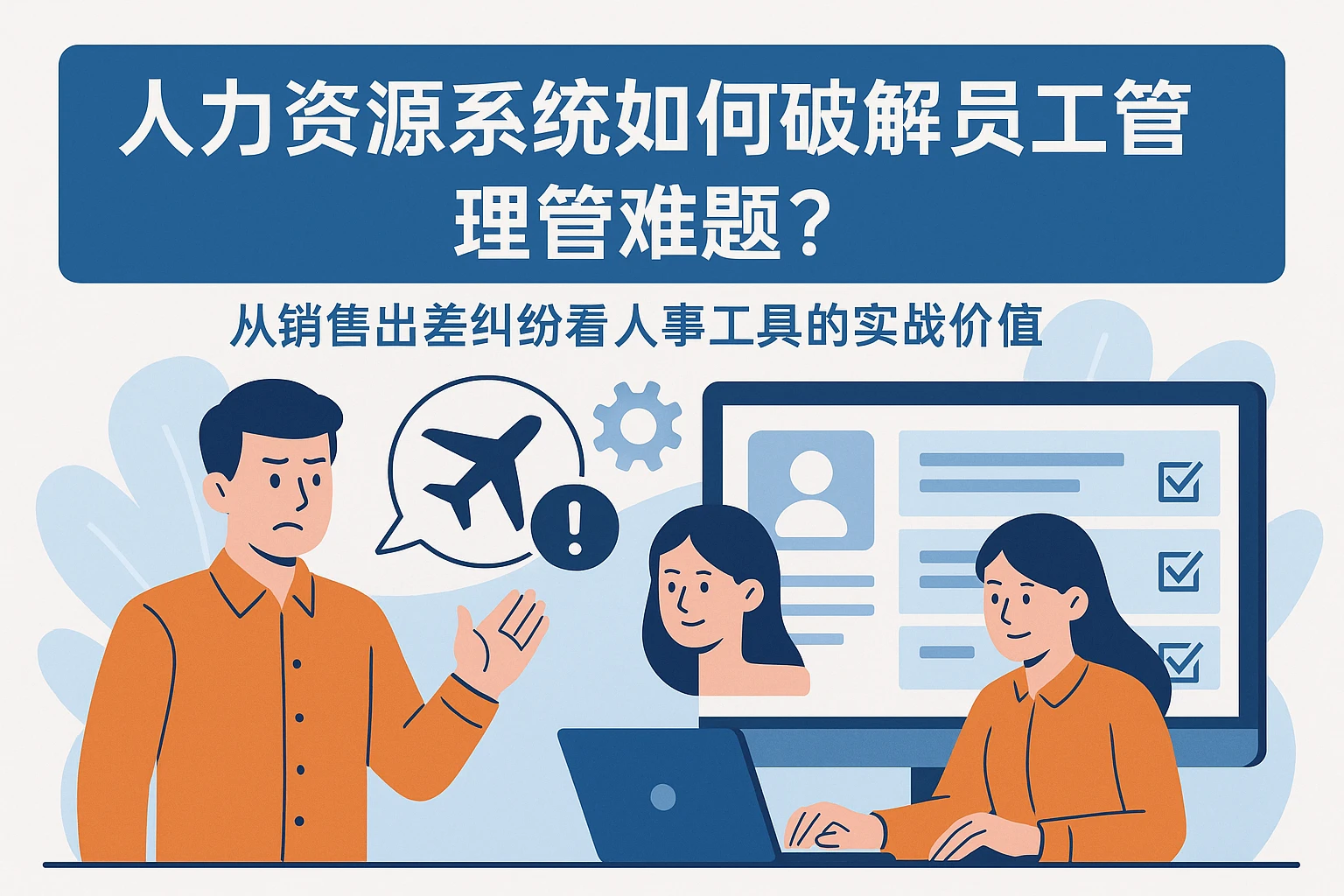 人力资源系统如何破解员工管理难题？从销售出差纠纷看人事工具的实战价值