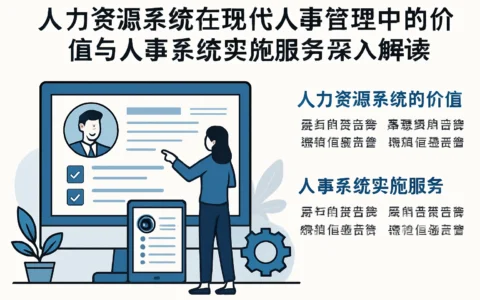 人力资源系统在现代人事管理中的价值与人事系统实施服务深入解读