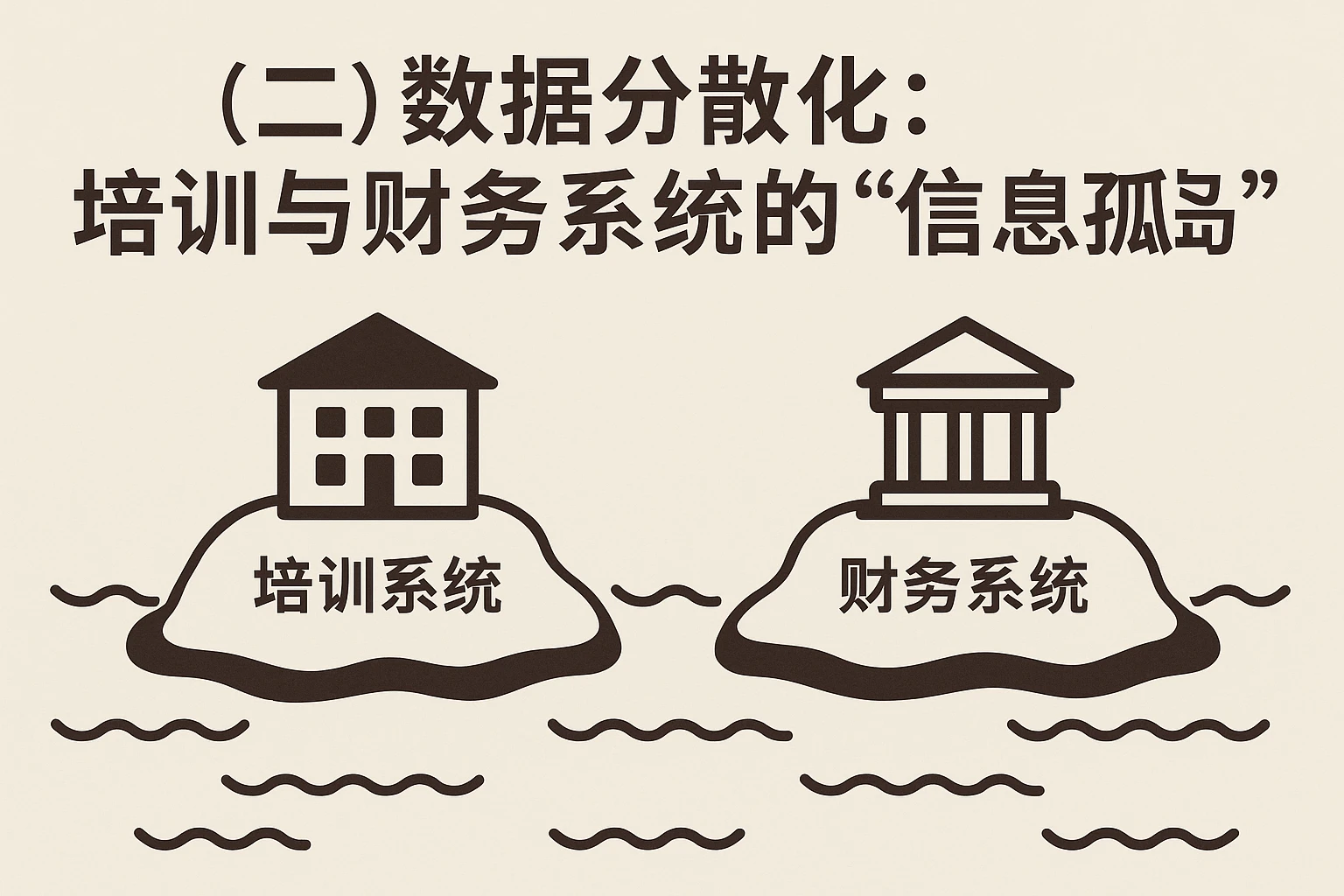 （二）数据分散化：培训与财务系统的“信息孤岛”