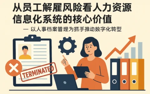 从员工解雇风险看人力资源信息化系统的核心价值——以人事档案管理为抓手推动数字化转型