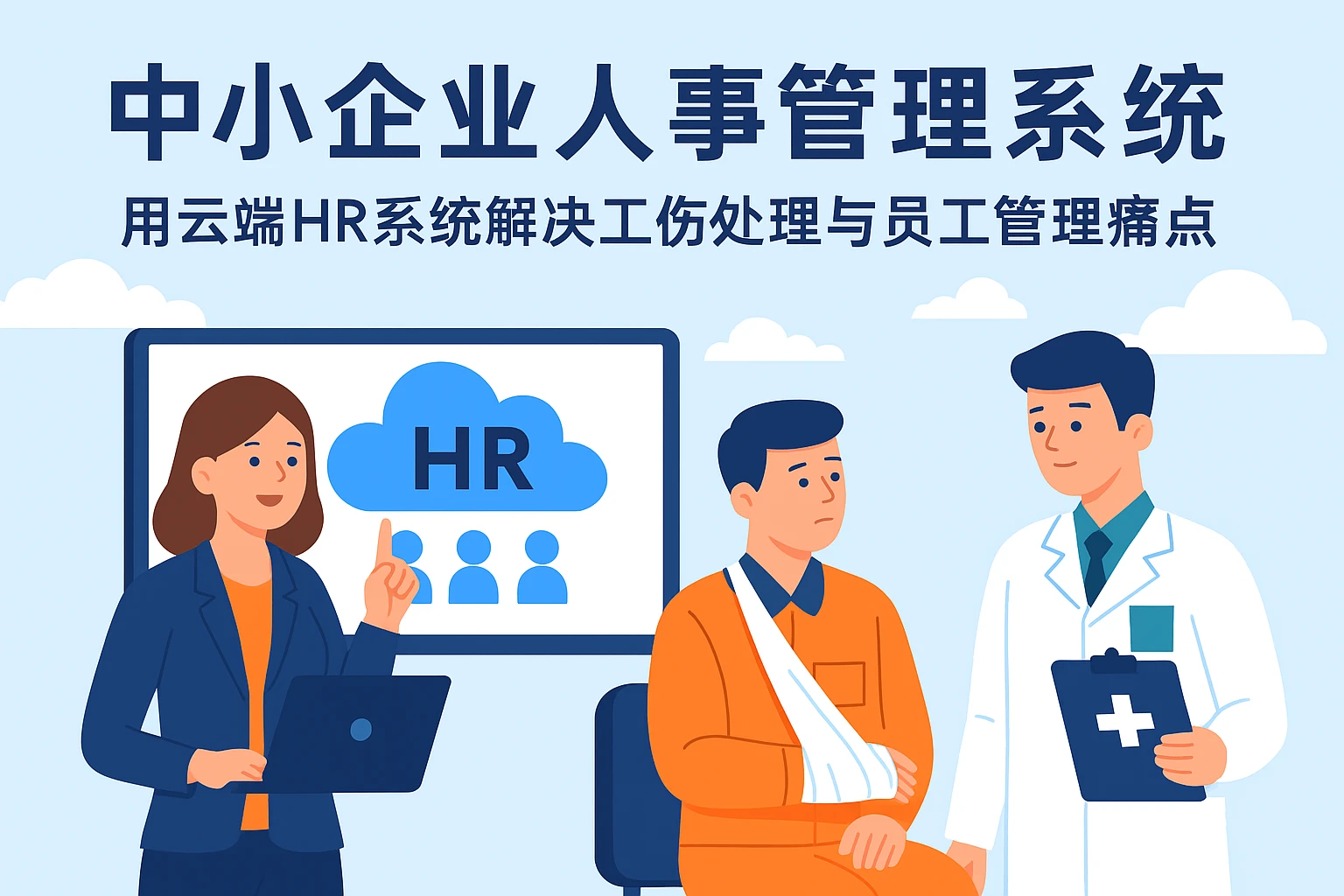 中小企业人事管理系统：用云端HR系统解决工伤处理与员工管理痛点