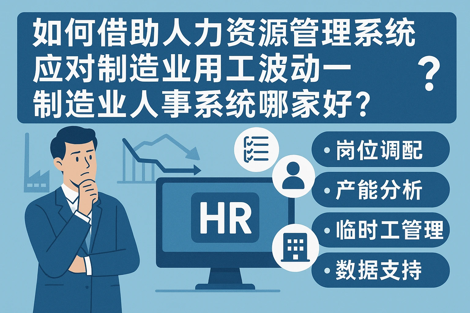 如何借助人力资源管理系统应对制造业用工波动——制造业人事系统哪家好？