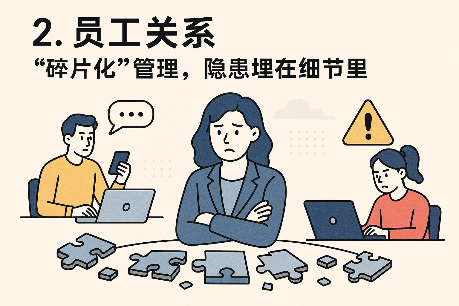 2. 员工关系：“碎片化”管理，隐患埋在细节里