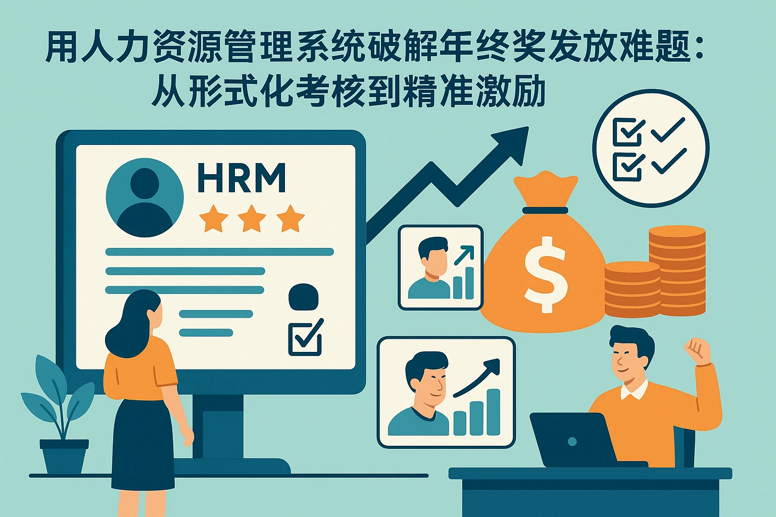 用人力资源管理系统破解年终奖发放难题：从形式化考核到精准激励